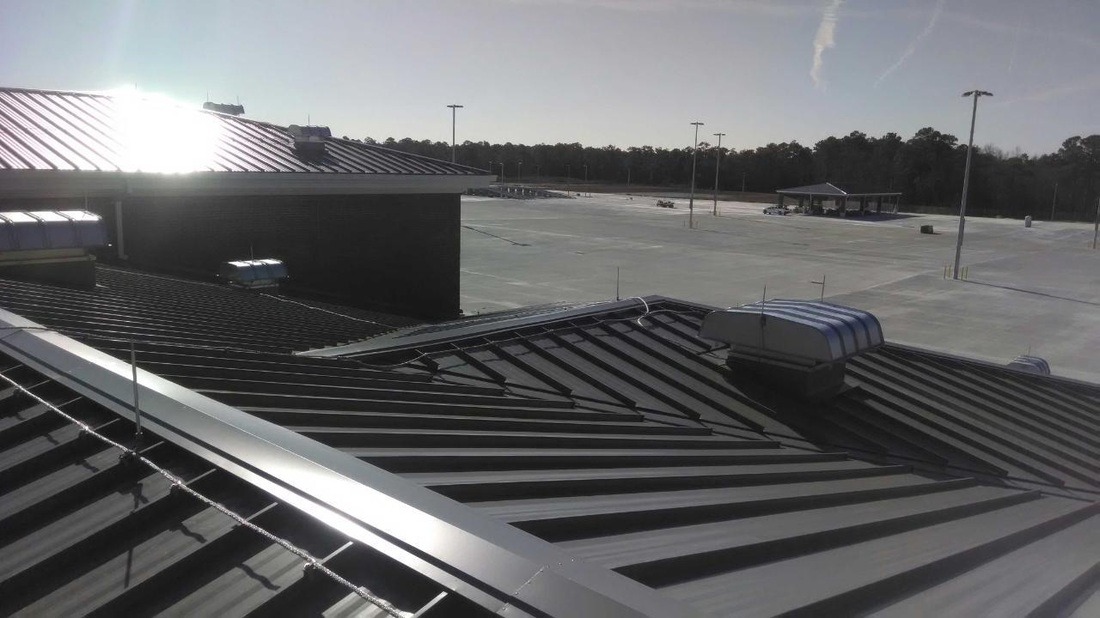 Finished Commercial Metal Roof